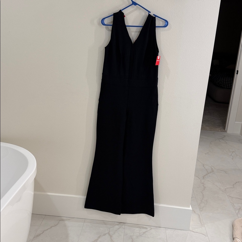 SPANX Classic Black perfect slvis jumpsuit